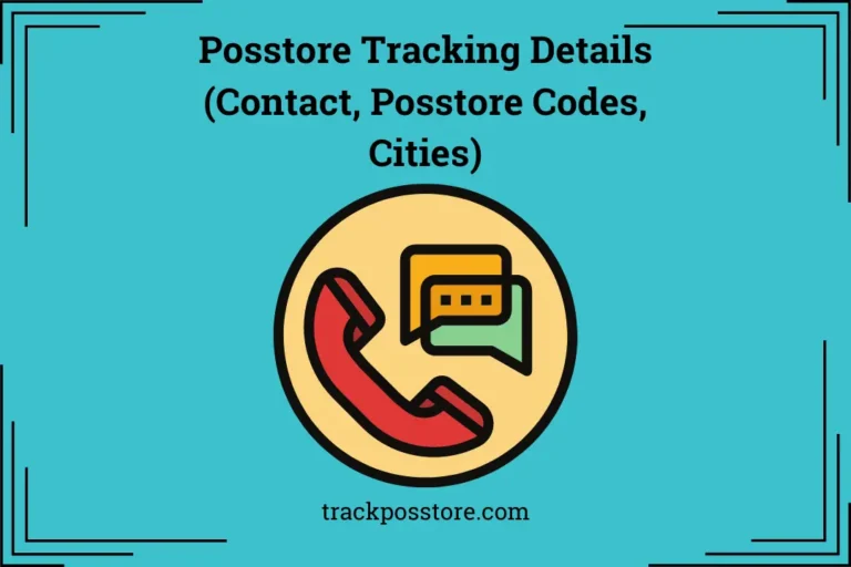 Posstore Tracking Details (Contact, Posstore Codes, Cities)